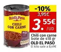 Maskom Supermercados OLD EL PASO Chili con carne oferta
