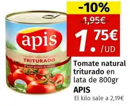 Maskom Supermercados APIS Tomate natural triturado oferta
