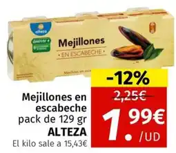 Maskom Supermercados ALTEZA Mejillones en escabeche oferta
