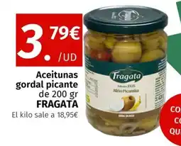 Maskom Supermercados FRAGATA Aceitunas gordal picante oferta