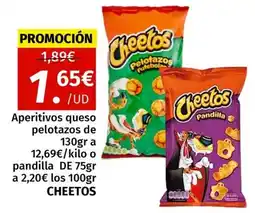 Maskom Supermercados CHEETOS Aperitivos queso pelotazos oferta