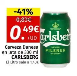 Maskom Supermercados CARLSBERG Cerveza Danesa oferta