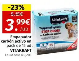 Maskom Supermercados VITAKRAFT Empapador carbón activo oferta