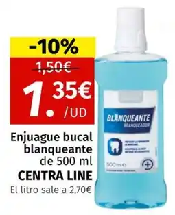 Maskom Supermercados CENTRA LINE Enjuague bucal blanqueante oferta
