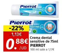 Maskom Supermercados PIERROT Crema dental sensitive oferta
