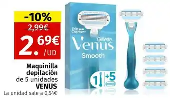 Maskom Supermercados VENUS Maquinilla depilación de 5 unidades oferta