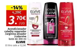 Maskom Supermercados ELVIVE Acondicionador cabello: reparador /arginina alisador /colorvive oferta