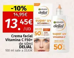 Maskom Supermercados DELIAL Crema facial Vitamina C F50+ oferta