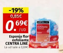 Maskom Supermercados CENTRA LINE Esponja flor exfoliante oferta