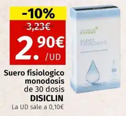 Maskom Supermercados DISICLIN Suero fisiologico monodosis oferta