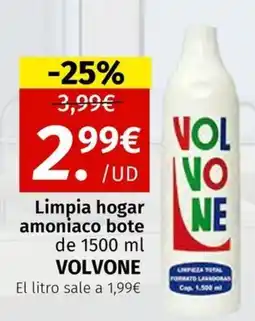 Maskom Supermercados VOLVONE Limpia hogar amoniaco oferta