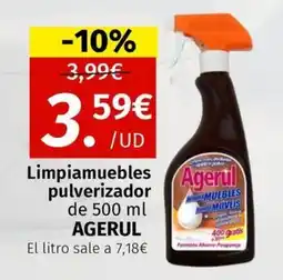 Maskom Supermercados AGERUL Limpiamuebles pulverizador oferta