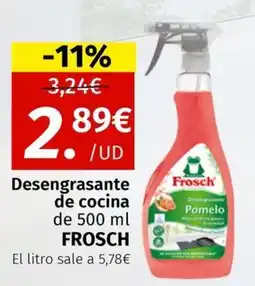 Maskom Supermercados FROSCH Desengrasante de cocina oferta