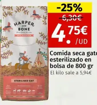 Maskom Supermercados Comida seca gato esterilizado oferta