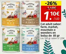 Maskom Supermercados Cat adult sabor: farm, market, mountain o wonders oferta