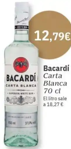 Maskom Supermercados BACARDI Carta Blanca oferta