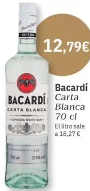 Maskom Supermercados BACARDI Carta Blanca oferta