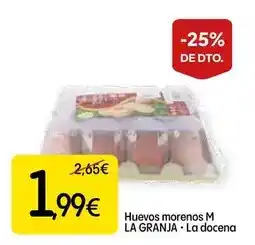 Dialprix LA GRANJA Huevos morenos M La docena oferta