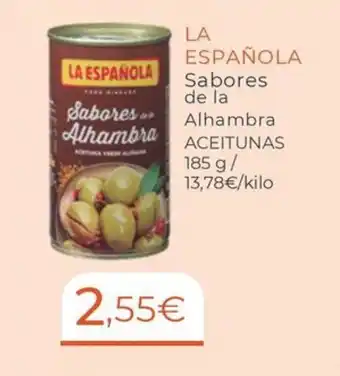 Maskom Supermercados LA ESPAÑOLA Sabores... Alhambra oferta