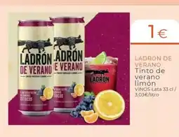 Maskom Supermercados LADRÓN DE VERANO Tinto de verano limón oferta