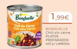 Maskom Supermercados BONDUELLE Chili sin carne platos preparados oferta