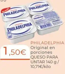 Maskom Supermercados PHILADELPHIA Original en porciones oferta