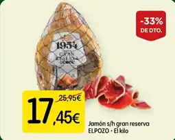 Dialprix ELPOZO Jamón s/h gran reserva oferta