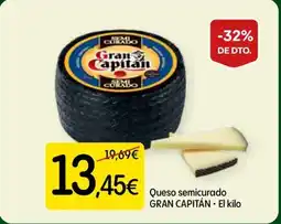 Dialprix GRAN CAPITÁN Queso semicurado oferta