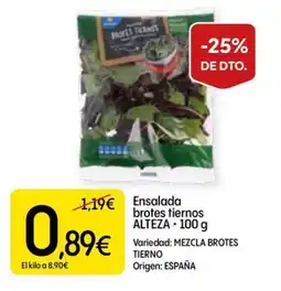 Dialprix ALTEZA Ensalada brotes tiernos oferta