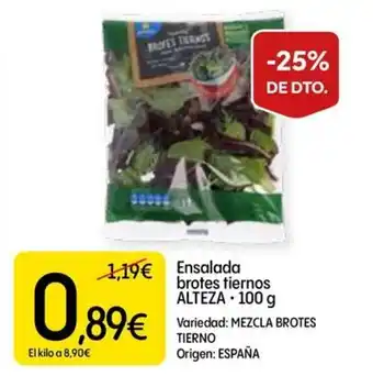 Dialprix ALTEZA Ensalada brotes tiernos oferta