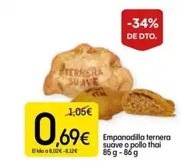 Dialprix Empanadilla ternera suave o pollo thai oferta