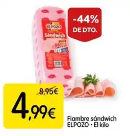 Dialprix ELPOZO Fiambre sandwich oferta