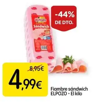 Dialprix ELPOZO Fiambre sandwich oferta