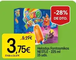 Dialprix NESTLÉ Helados Fantasmikos oferta