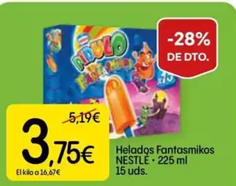 Dialprix NESTLÉ Helados Fantasmikos oferta