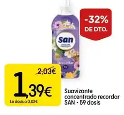 Dialprix SAN Suavizante concentrado recordar oferta