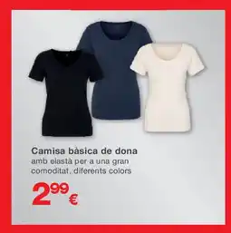 KIK Camisa bàsica de dona oferta
