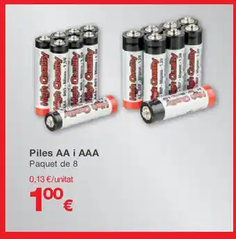 KIK Piles AA i AAA oferta