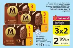 Caprabo MAGNUM Gelat ametllat oferta