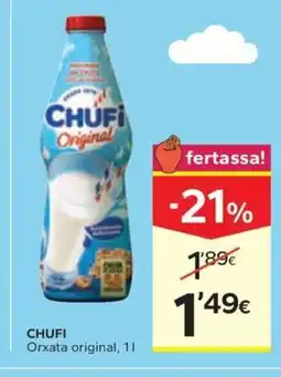 Caprabo CHUFI Orxata original oferta