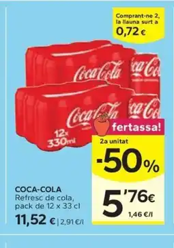 Caprabo COCA-COLA Refresc de cola oferta