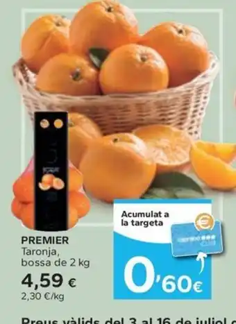 Caprabo PREMIER Taronja oferta