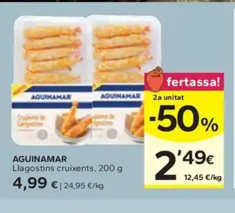 Caprabo AQUINAMAR Llagostins cruixents oferta
