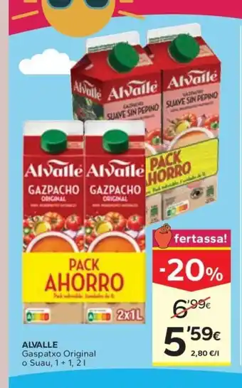 Caprabo ALVALLE Gaspatxo Original oferta