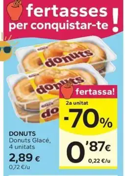 Caprabo DONUTS Donuts Glacé oferta
