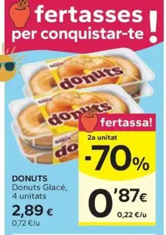 Caprabo DONUTS Donuts Glacé oferta