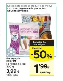 Caprabo DELFIN Porcions de rap oferta