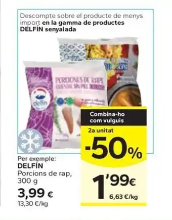 Caprabo DELFIN Porcions de rap oferta
