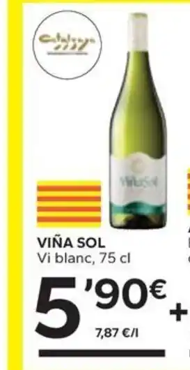 Caprabo VIÑA SOL Vi blanc oferta