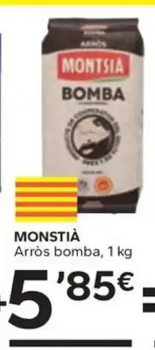 Caprabo MONTSIA Arròs bomba oferta
